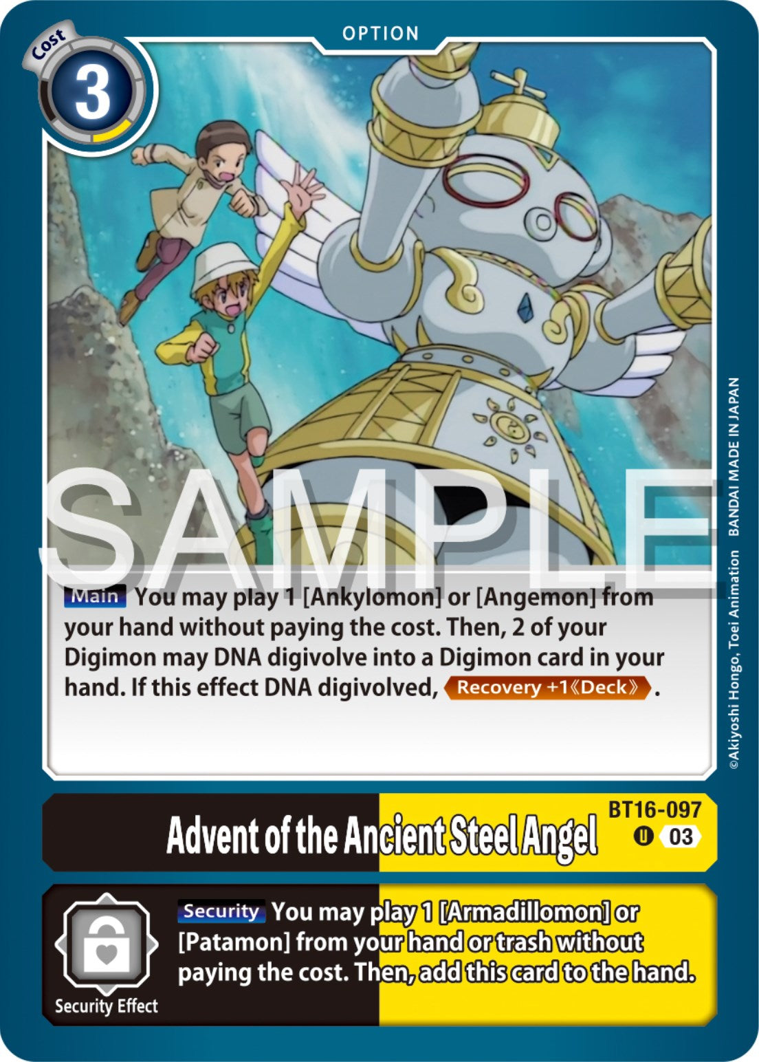 Advent of the Ancient Steel Angel [BT16-097] [Beginning Observer] | Shuffle n Cut Hobbies & Games