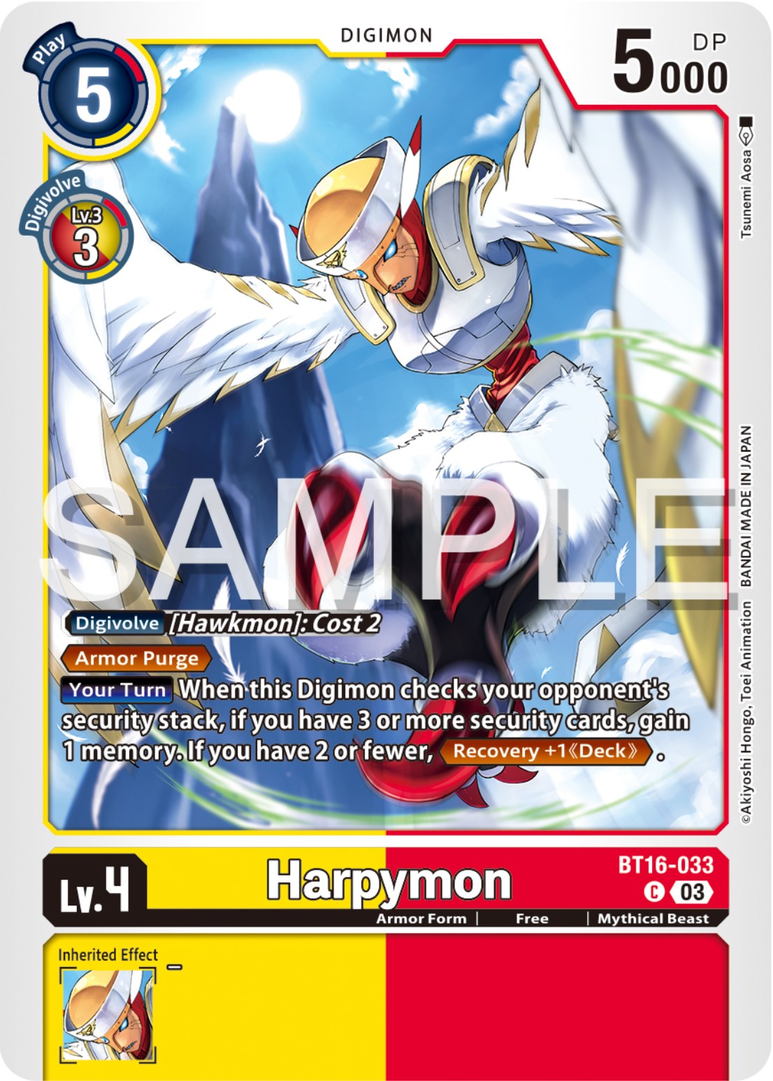 Harpymon [BT16-033] [Beginning Observer] | Shuffle n Cut Hobbies & Games