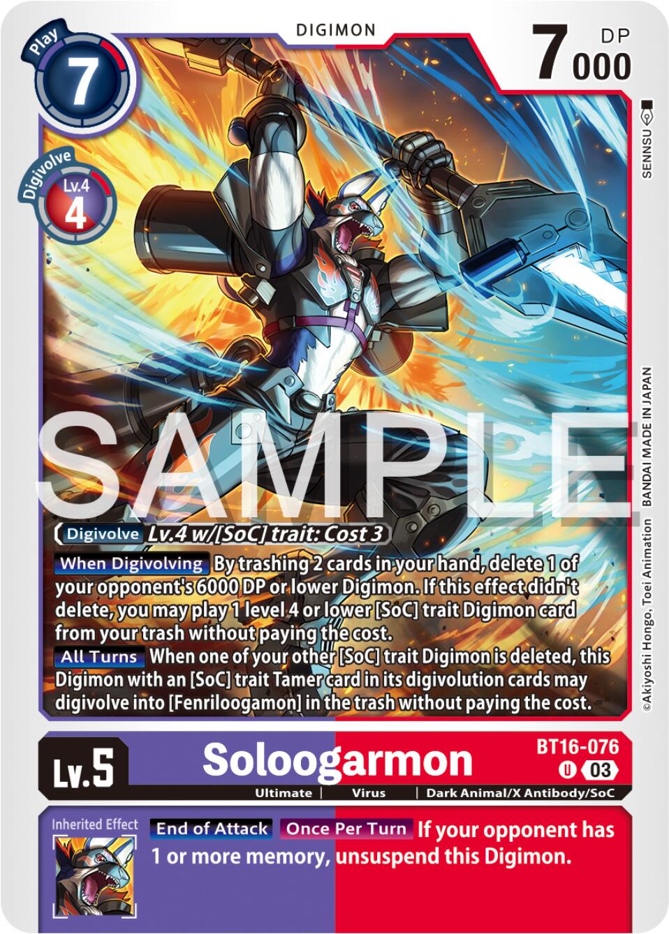 Soloogarmon [BT16-076] [Beginning Observer] | Shuffle n Cut Hobbies & Games