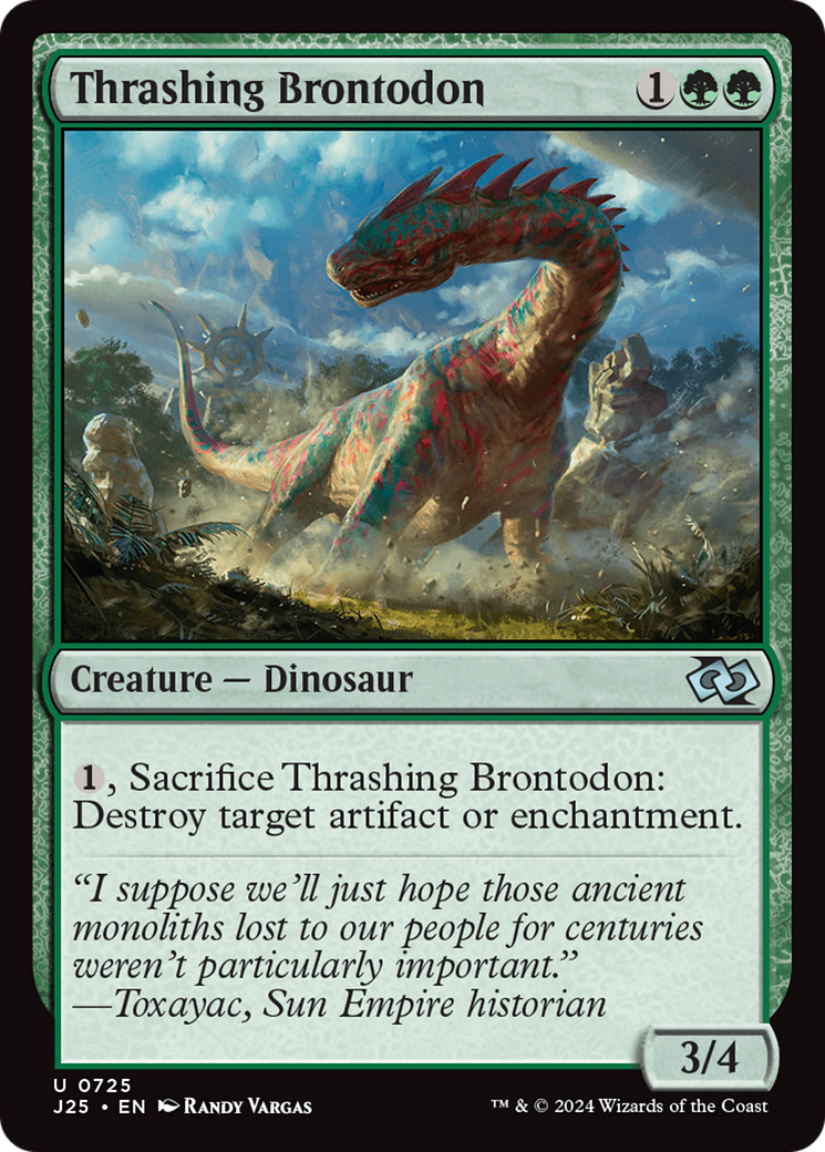 Thrashing Brontodon [Foundations Jumpstart] | Shuffle n Cut Hobbies & Games