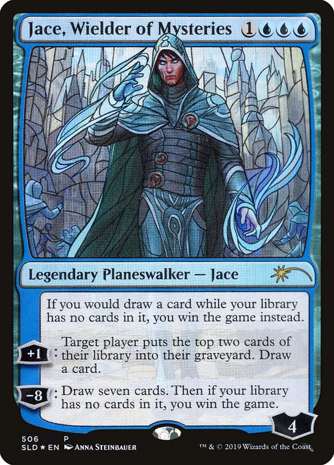 Jace, Wielder of Mysteries (Stained Glass) [Secret Lair Drop Promos] | Shuffle n Cut Hobbies & Games