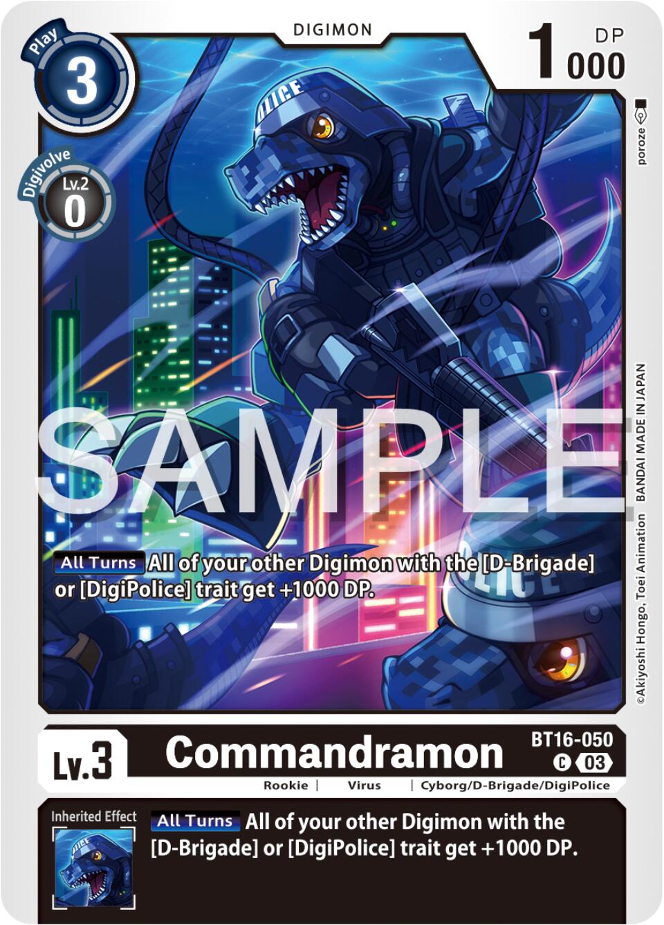 Commandramon [BT16-050] [Beginning Observer] | Shuffle n Cut Hobbies & Games