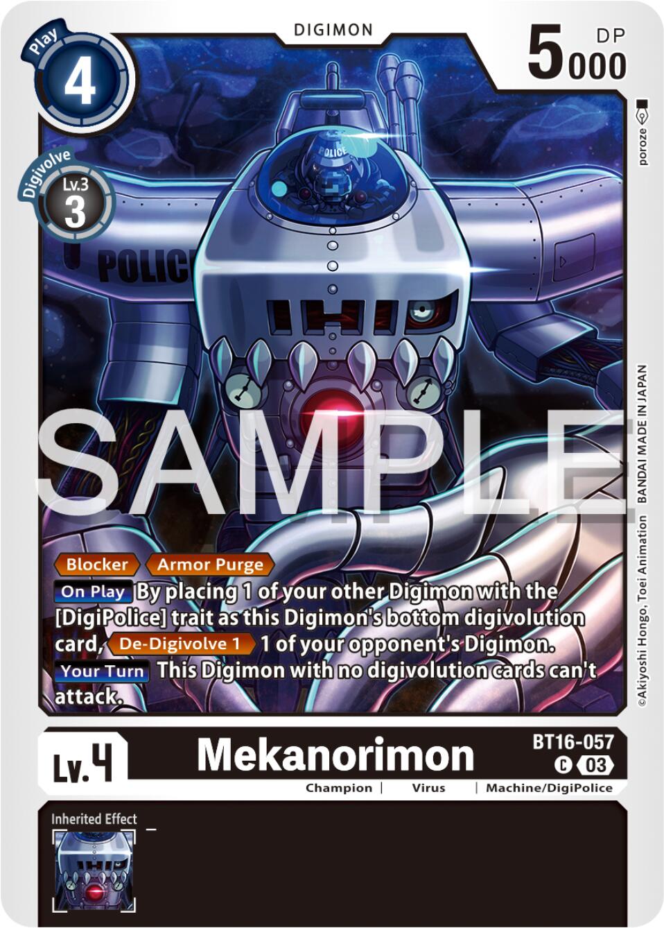 Mekanorimon [BT16-057] [Beginning Observer] | Shuffle n Cut Hobbies & Games