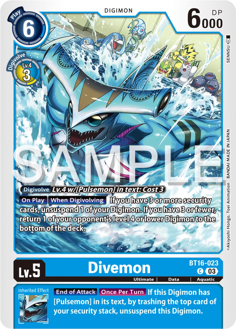 Divemon [BT16-023] [Beginning Observer] | Shuffle n Cut Hobbies & Games