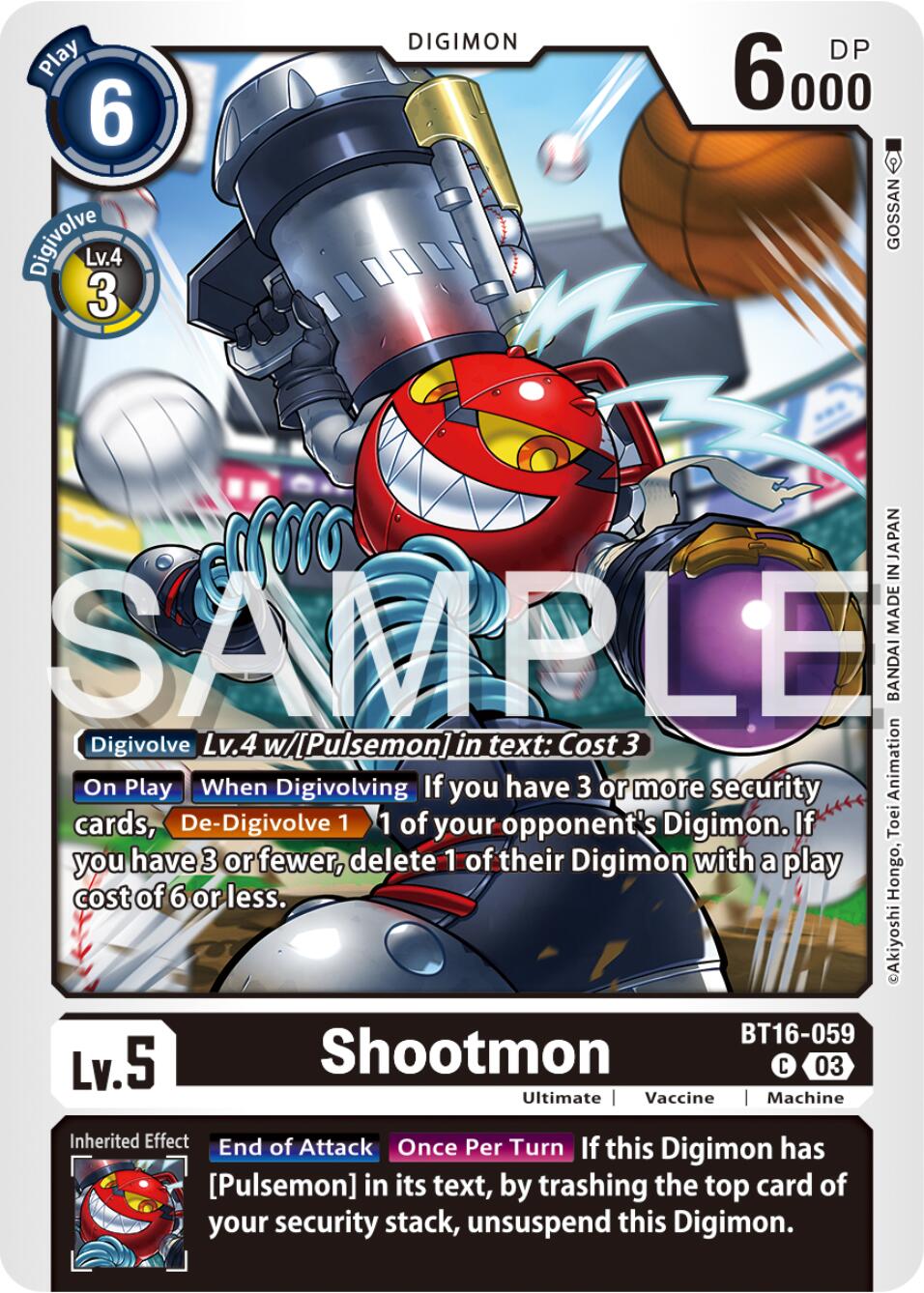 Shootmon [BT16-059] [Beginning Observer] | Shuffle n Cut Hobbies & Games