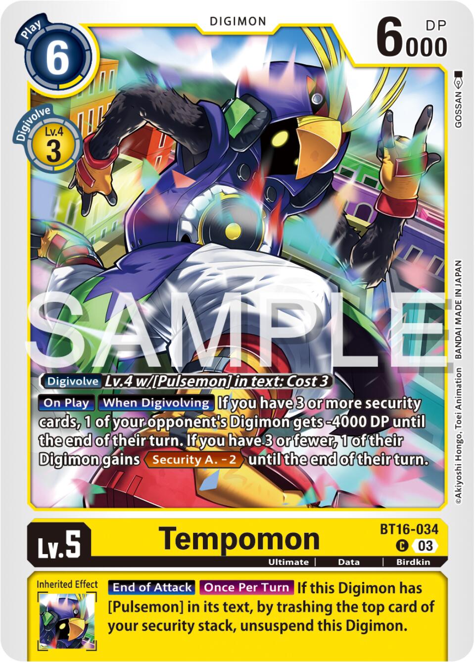 Tempomon [BT16-034] [Beginning Observer] | Shuffle n Cut Hobbies & Games