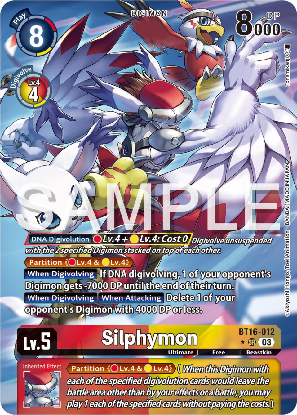 Silphymon [BT16-012] (Alternate Art) [Beginning Observer] | Shuffle n Cut Hobbies & Games