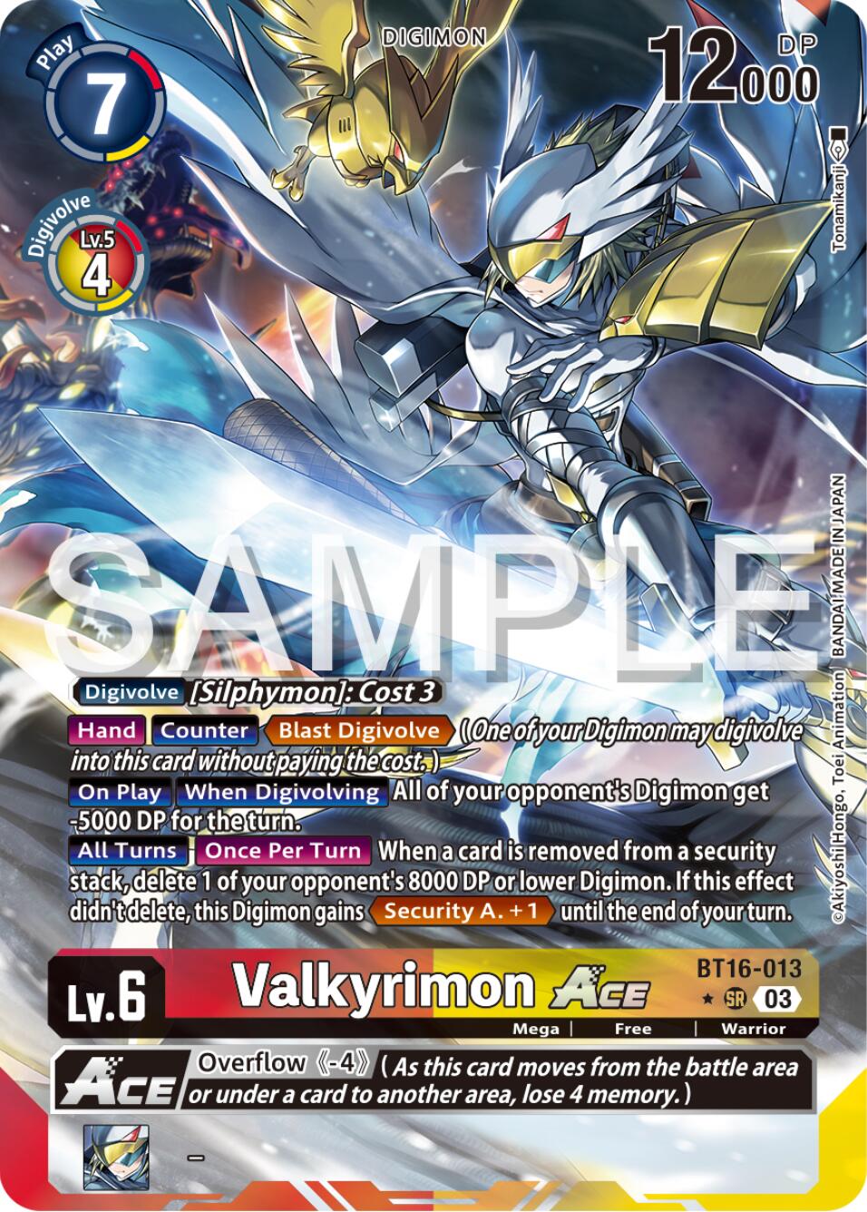 Valkyrimon Ace [BT16-013] (Alternate Art) [Beginning Observer] | Shuffle n Cut Hobbies & Games