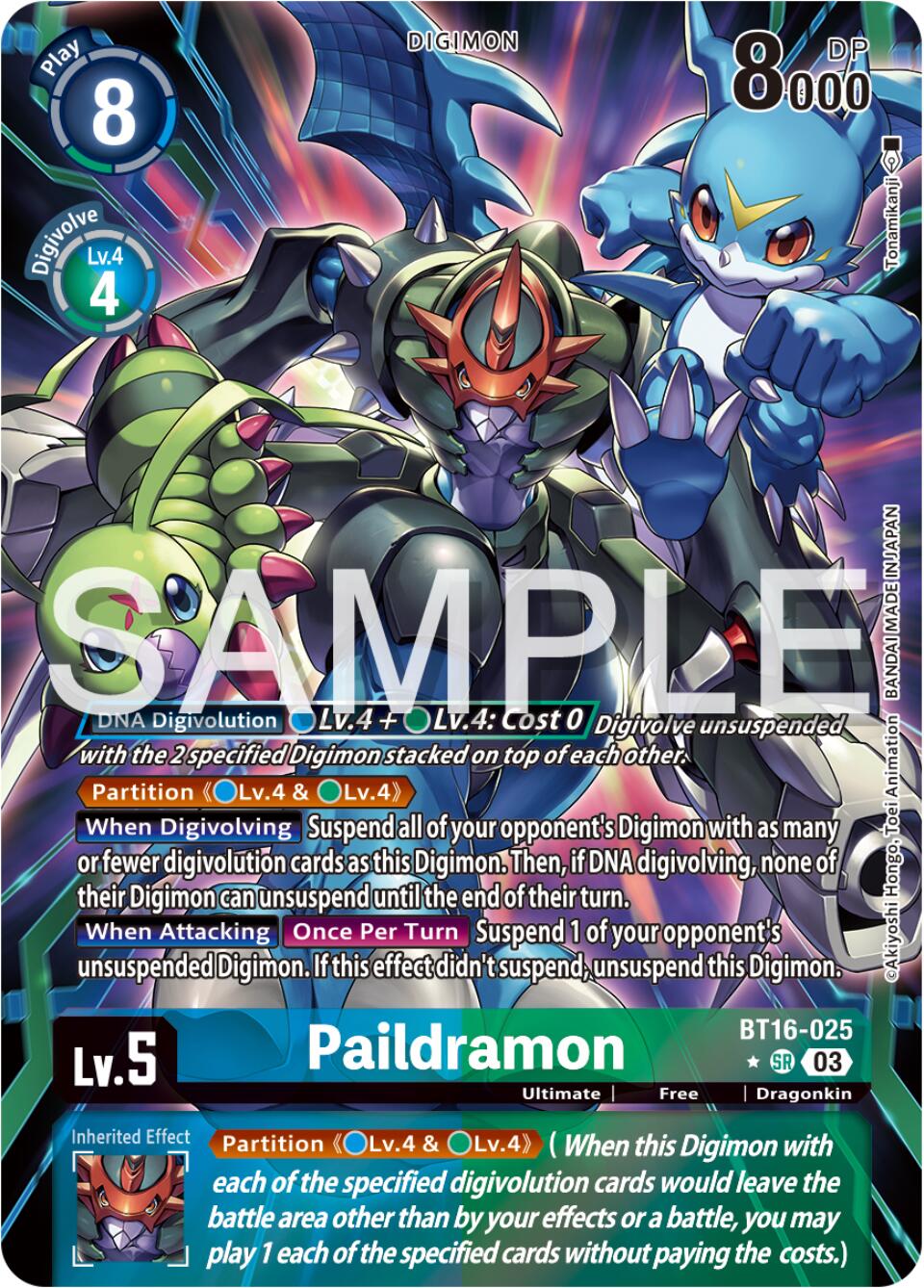 Paildramon [BT16-025] (Alternate Art) [Beginning Observer] | Shuffle n Cut Hobbies & Games