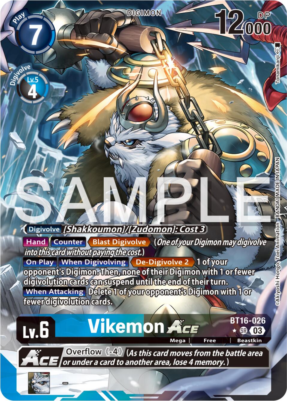 Vikemon Ace [BT16-026] (Alternate Art) [Beginning Observer] | Shuffle n Cut Hobbies & Games