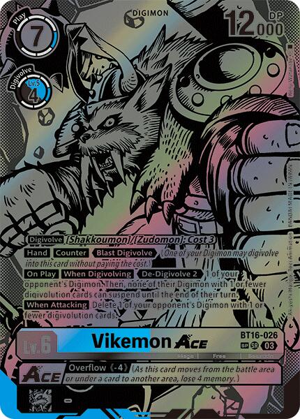 Vikemon Ace [BT16-026] (Textured) [Beginning Observer] | Shuffle n Cut Hobbies & Games