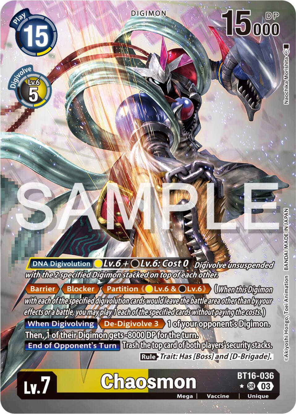 Chaosmon [BT16-036] (Alternate Art) [Beginning Observer] | Shuffle n Cut Hobbies & Games