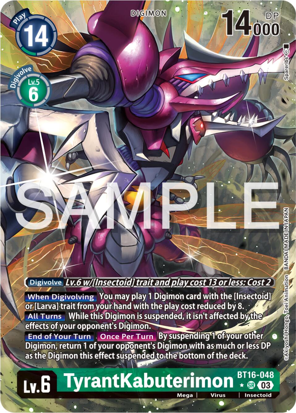 TyrantKabuterimon [BT16-048] (Alternate Art) [Beginning Observer] | Shuffle n Cut Hobbies & Games