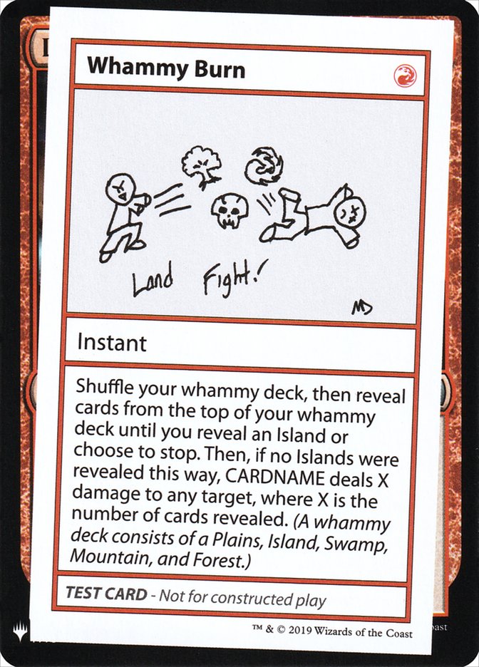 Whammy Burn [Mystery Booster Playtest Cards] | Shuffle n Cut Hobbies & Games