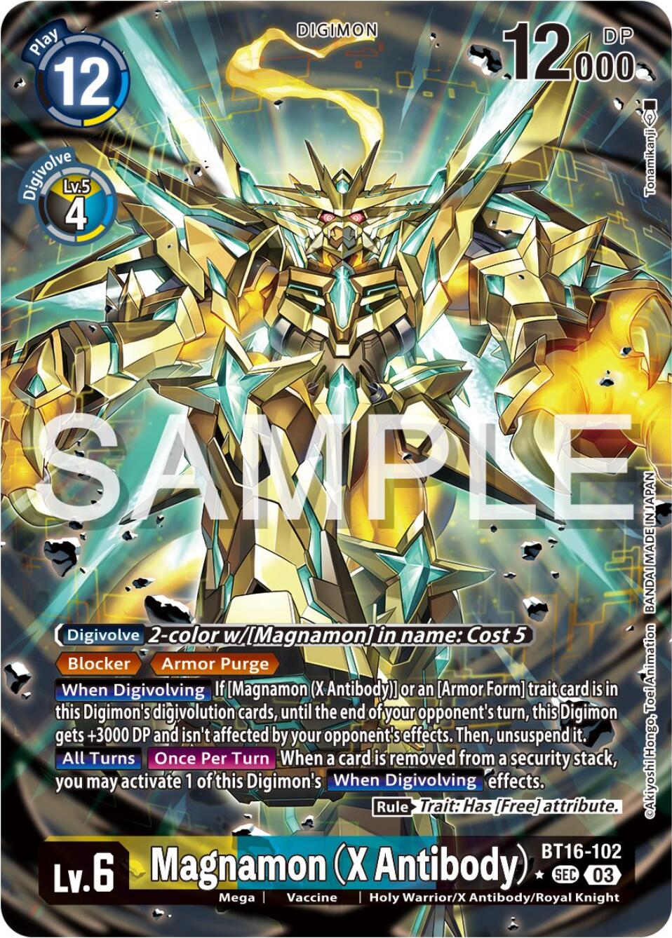 Magnamon (X Antibody) [BT16-102] (Alternate Art) [Beginning Observer] | Shuffle n Cut Hobbies & Games