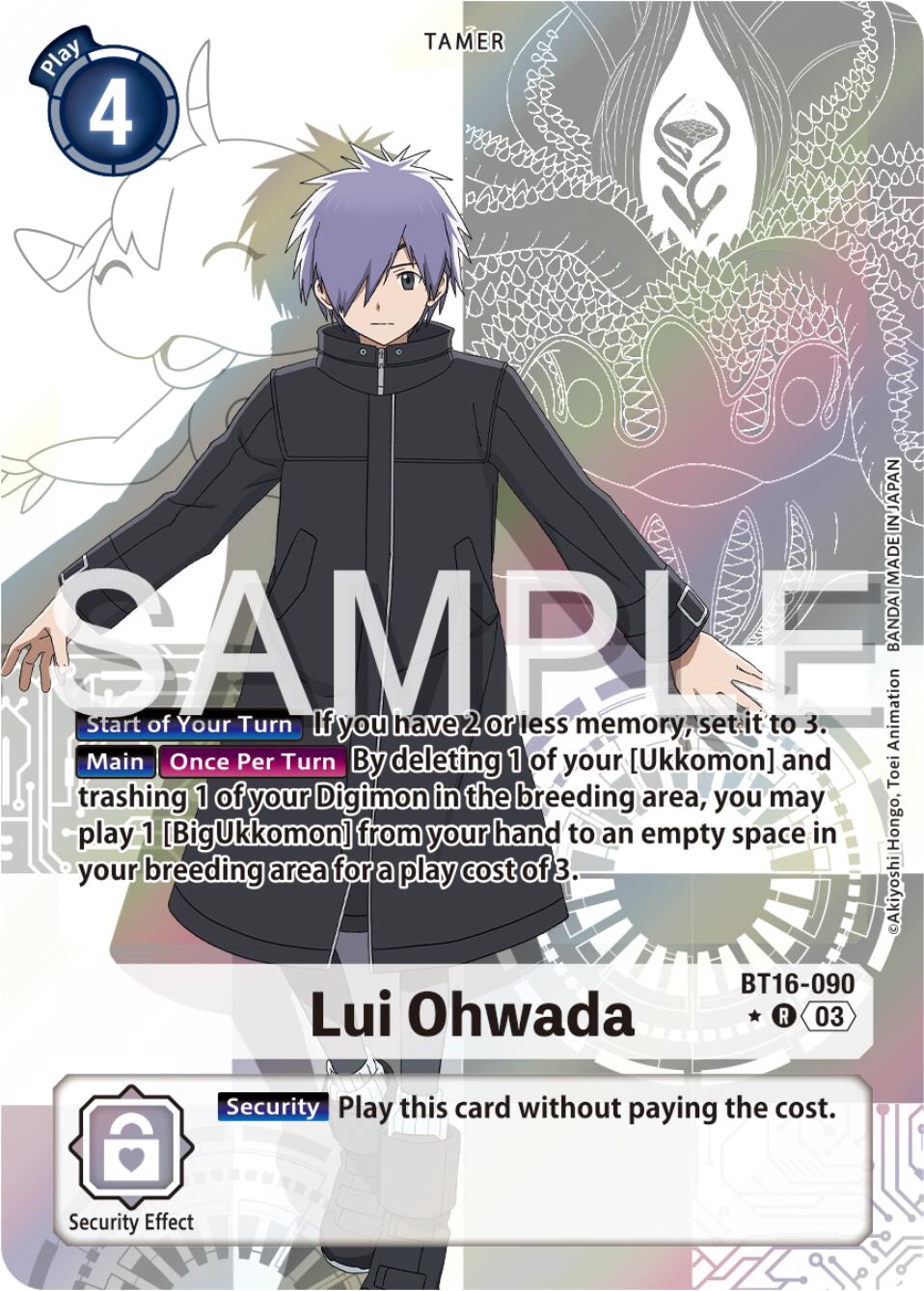 Lui Ohwada [BT16-090] (Alternate Art) [Beginning Observer] | Shuffle n Cut Hobbies & Games