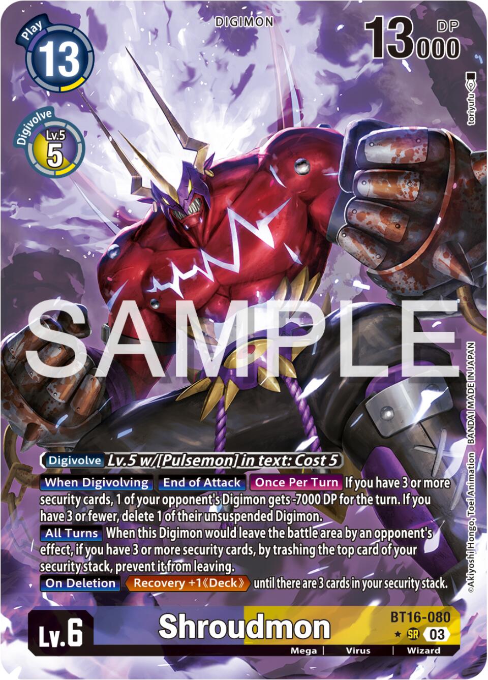 Shroudmon [BT16-080] (Alternate Art) [Beginning Observer] | Shuffle n Cut Hobbies & Games