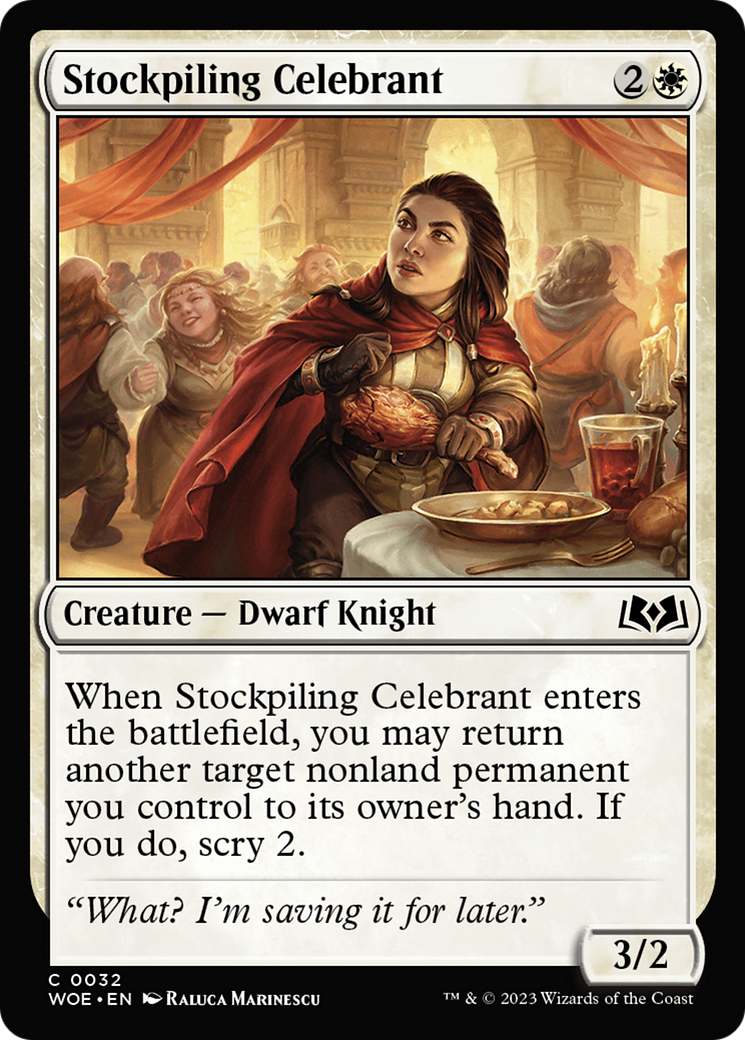 Stockpiling Celebrant [Wilds of Eldraine] | Shuffle n Cut Hobbies & Games