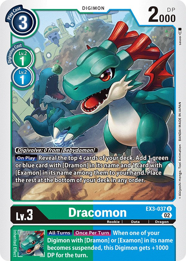 Dracomon [EX3-037] [Draconic Roar] | Shuffle n Cut Hobbies & Games