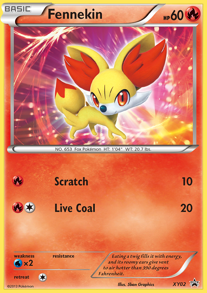 Fennekin (XY02) [XY: Black Star Promos] | Shuffle n Cut Hobbies & Games