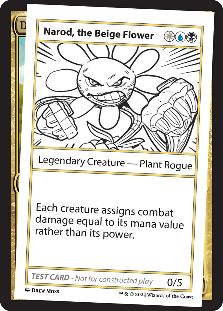 Narod, the Beige Flower [Mystery Booster 2 Playtest Cards] | Shuffle n Cut Hobbies & Games