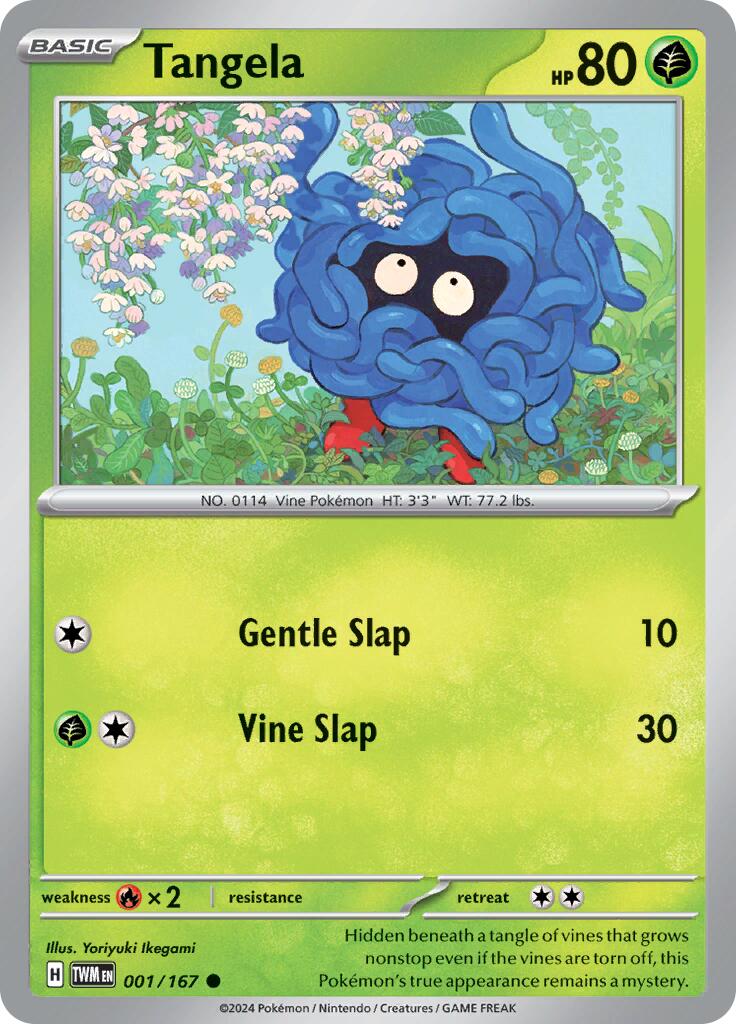 Tangela (001/167) [Scarlet & Violet: Twilight Masquerade] | Shuffle n Cut Hobbies & Games