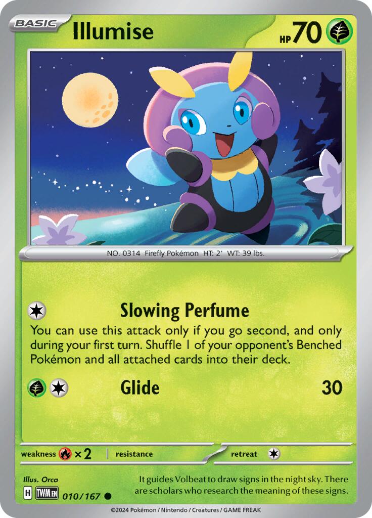 Illumise (010/167) [Scarlet & Violet: Twilight Masquerade] | Shuffle n Cut Hobbies & Games