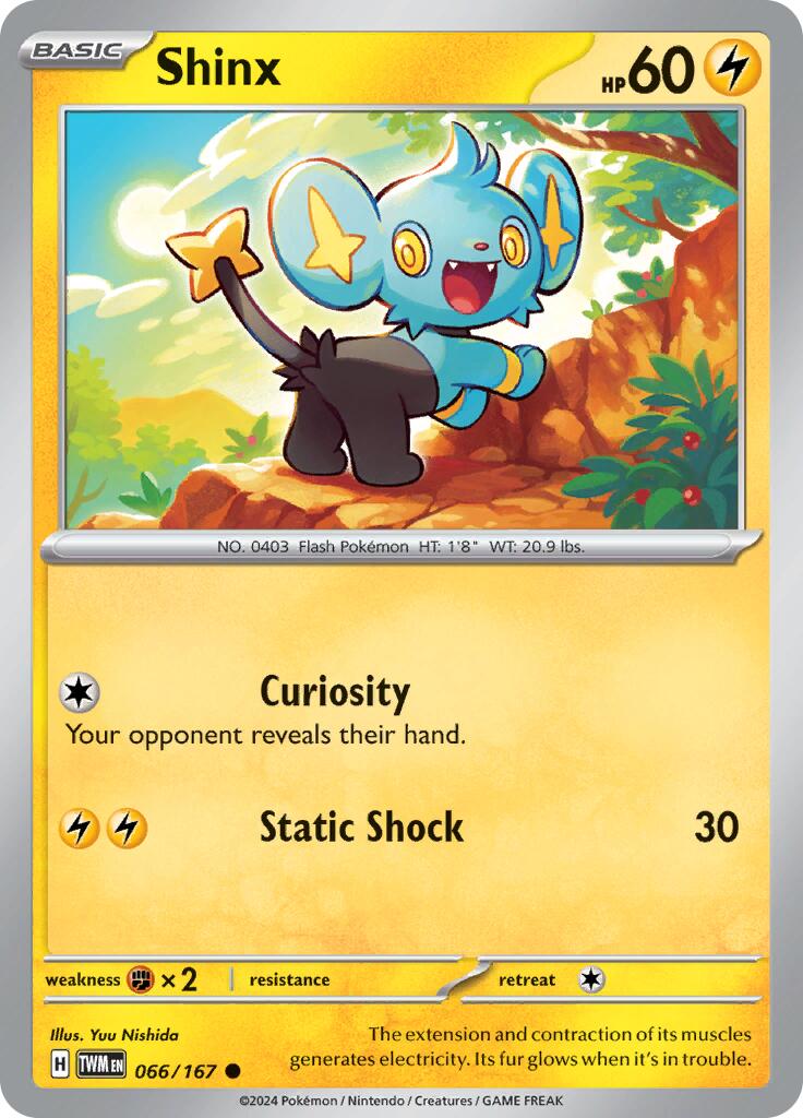 Shinx (066/167) [Scarlet & Violet: Twilight Masquerade] | Shuffle n Cut Hobbies & Games