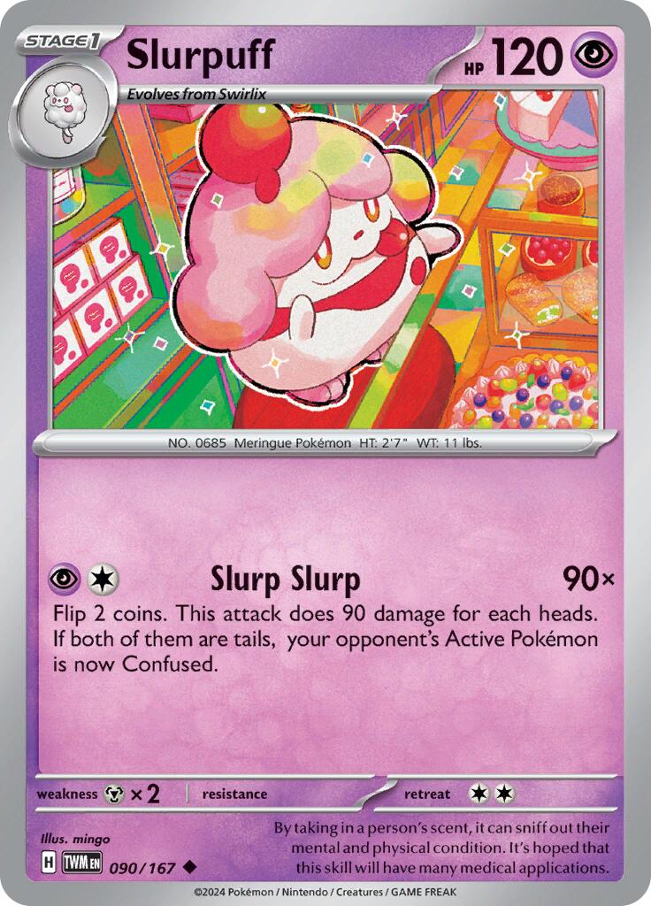 Slurpuff (090/167) [Scarlet & Violet: Twilight Masquerade] | Shuffle n Cut Hobbies & Games