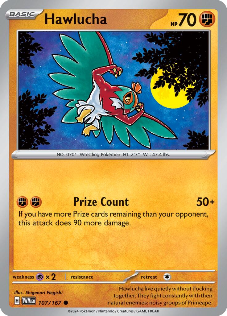 Hawlucha (107/167) [Scarlet & Violet: Twilight Masquerade] | Shuffle n Cut Hobbies & Games