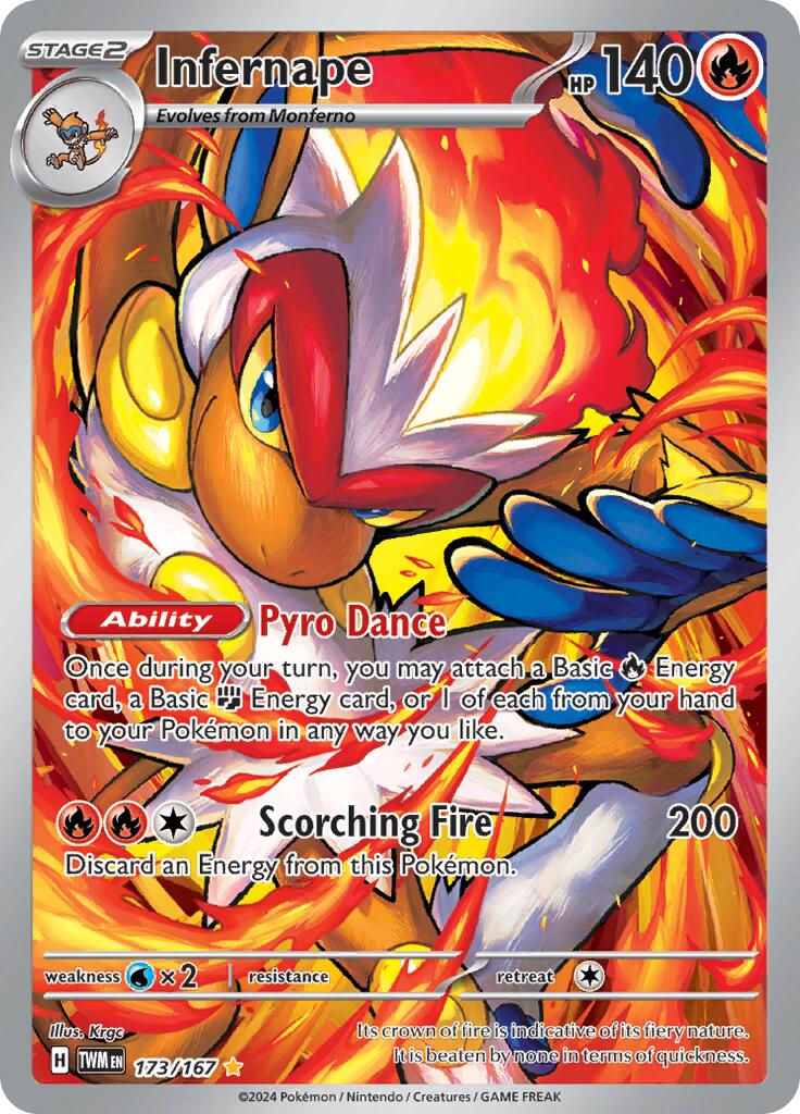 Infernape (173/167) [Scarlet & Violet: Twilight Masquerade] | Shuffle n Cut Hobbies & Games