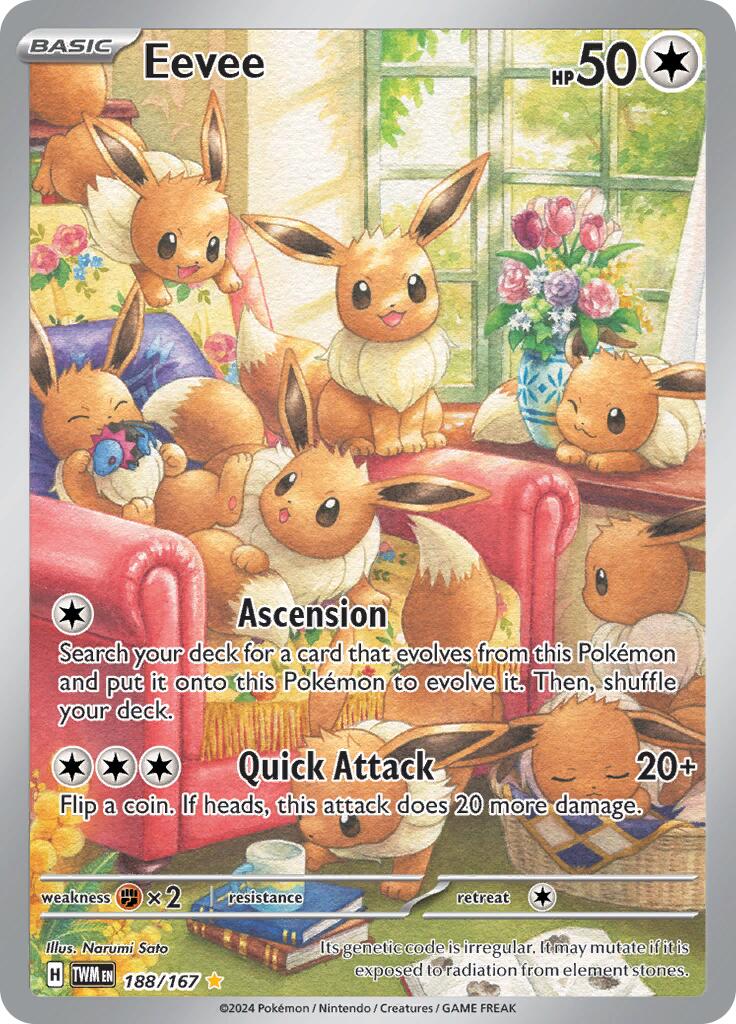 Eevee (188/167) [Scarlet & Violet: Twilight Masquerade] | Shuffle n Cut Hobbies & Games