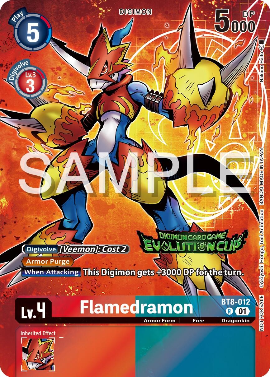 Flamedramon [BT8-012] (2024 Evolution Cup) [New Awakening Promos] | Shuffle n Cut Hobbies & Games