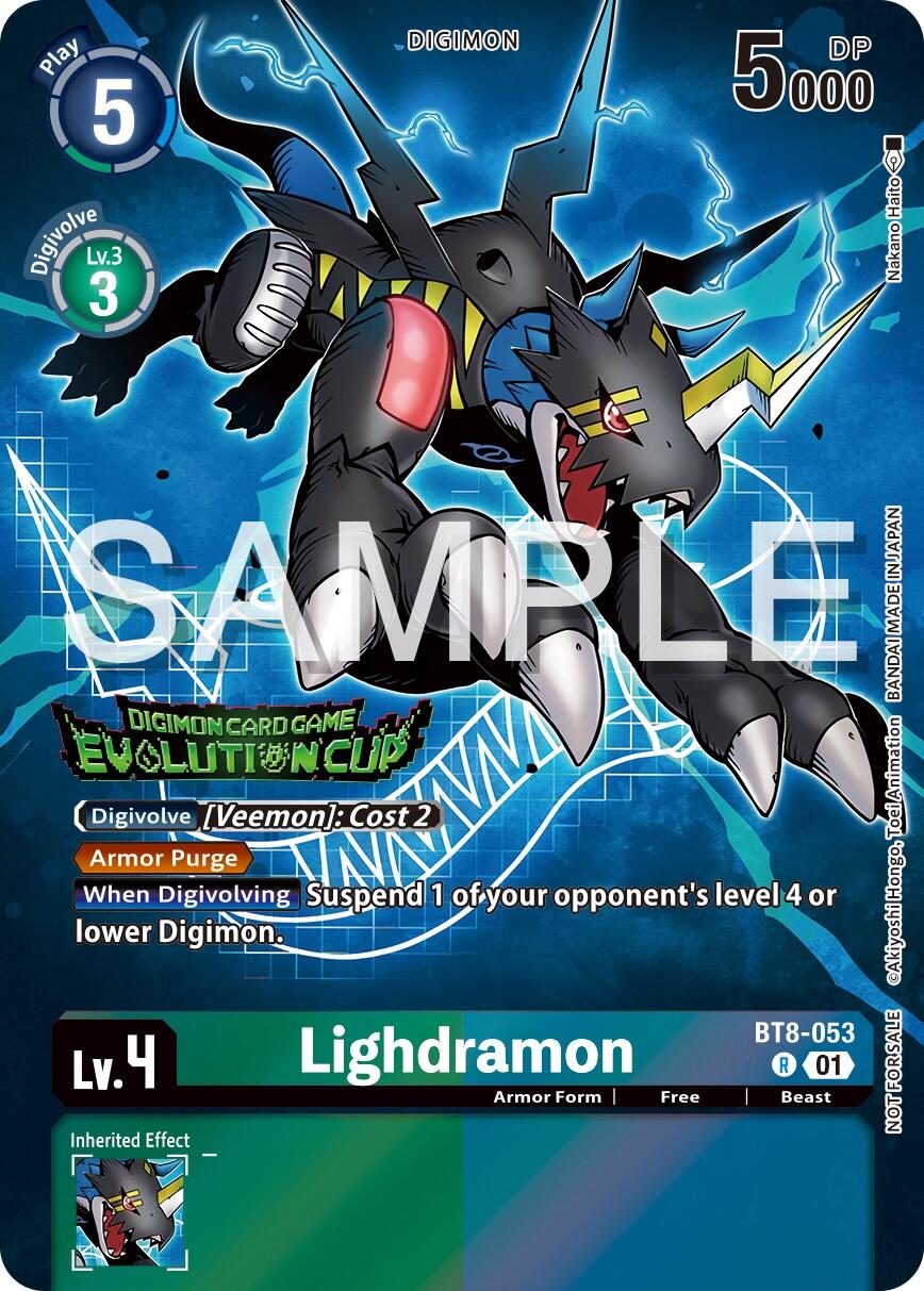 Lighdramon [BT8-053] (2024 Evolution Cup) [New Awakening Promos] | Shuffle n Cut Hobbies & Games