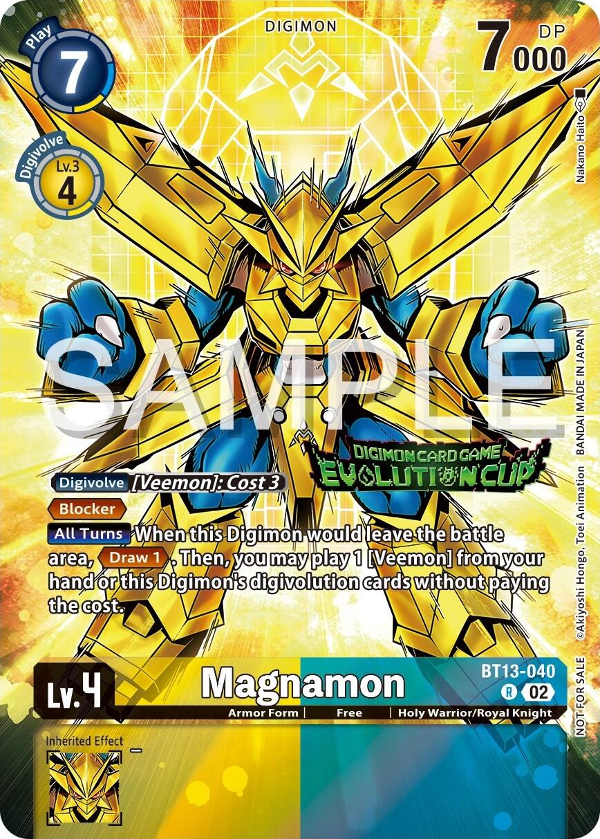 Magnamon [BT13-040] (2024 Evolution Cup) [Versus Royal Knights Booster Promos] | Shuffle n Cut Hobbies & Games