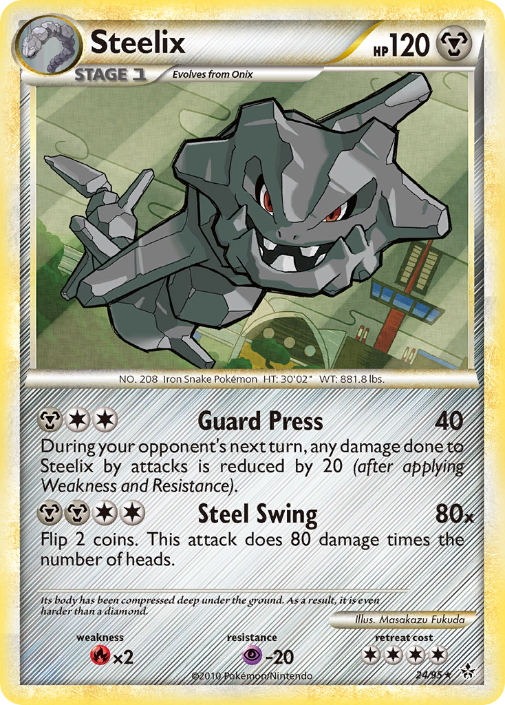 Steelix (24/95) [HeartGold & SoulSilver: Unleashed] | Shuffle n Cut Hobbies & Games