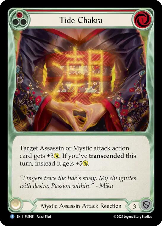 Tide Chakra (Red) [MST011] (Part the Mistveil) | Shuffle n Cut Hobbies & Games