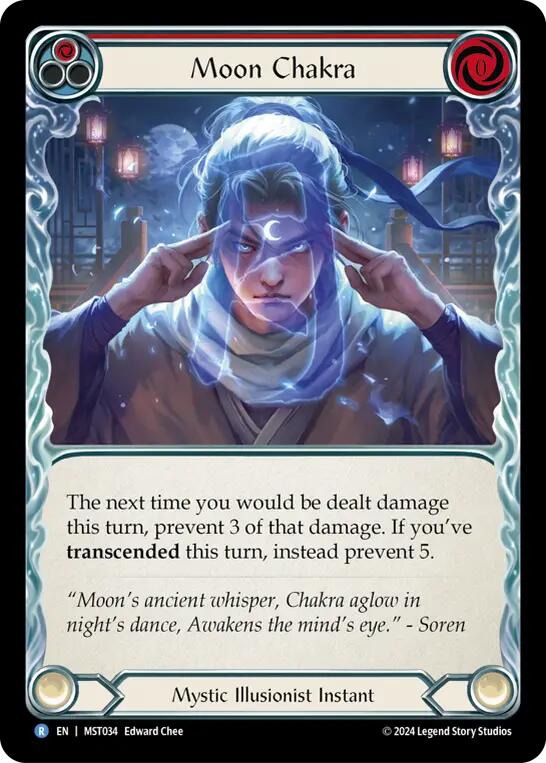 Moon Chakra (Red) [MST034] (Part the Mistveil) | Shuffle n Cut Hobbies & Games