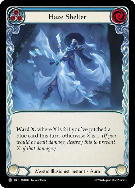 Haze Shelter (Blue) [MST039] (Part the Mistveil) | Shuffle n Cut Hobbies & Games