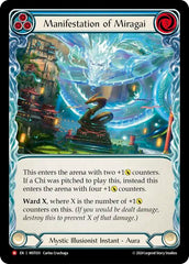 Manifestation of Miragai [MST031] (Part the Mistveil)  Rainbow Foil | Shuffle n Cut Hobbies & Games