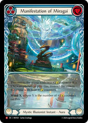 Manifestation of Miragai (Extended Art) [MST031] (Part the Mistveil)  Rainbow Foil | Shuffle n Cut Hobbies & Games