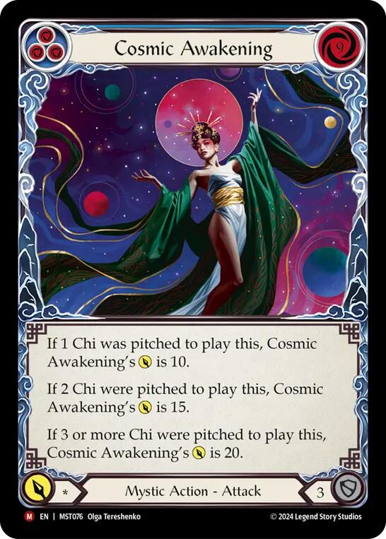 Cosmic Awakening [MST076] (Part the Mistveil)  Rainbow Foil | Shuffle n Cut Hobbies & Games