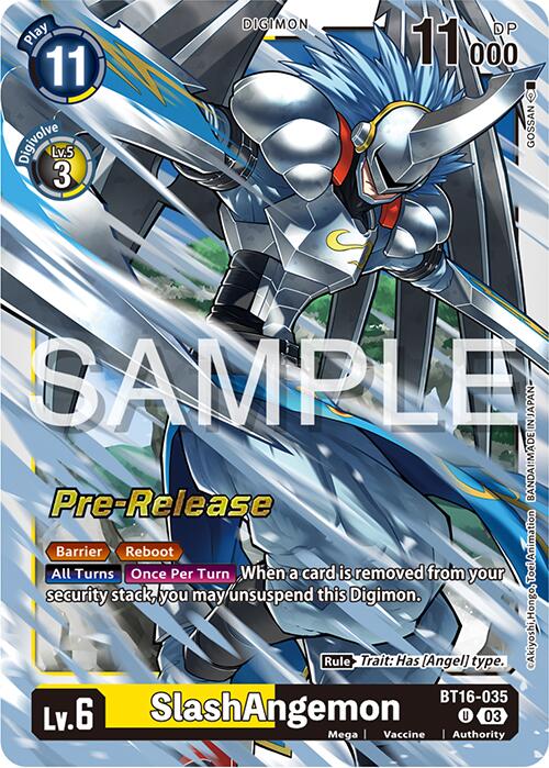 SlashAngemon [BT16-035] [Beginning Observer Pre-Release Promos] | Shuffle n Cut Hobbies & Games