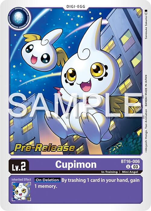 Cupimon [BT16-006] [Beginning Observer Pre-Release Promos] | Shuffle n Cut Hobbies & Games