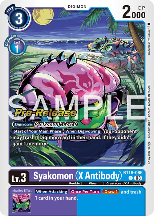 Syakomon (X Antibody) [BT16-066] [Beginning Observer Pre-Release Promos] | Shuffle n Cut Hobbies & Games