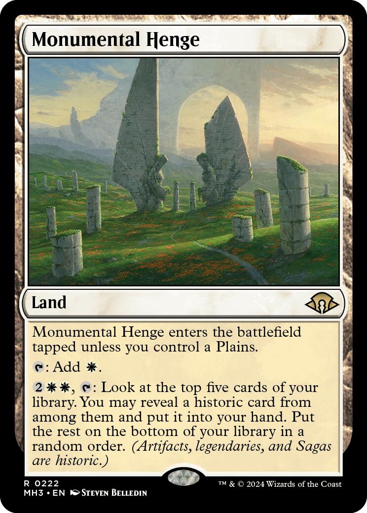 Monumental Henge [Modern Horizons 3] | Shuffle n Cut Hobbies & Games