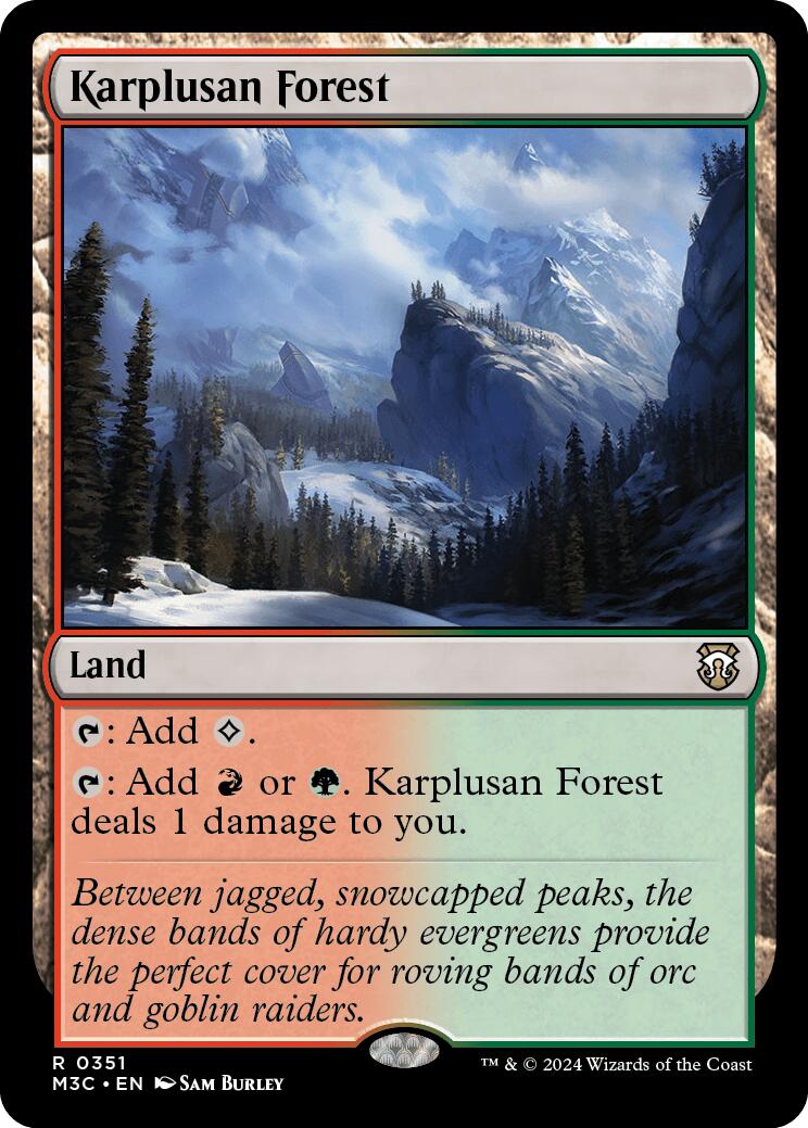 Karplusan Forest [Modern Horizons 3 Commander] | Shuffle n Cut Hobbies & Games