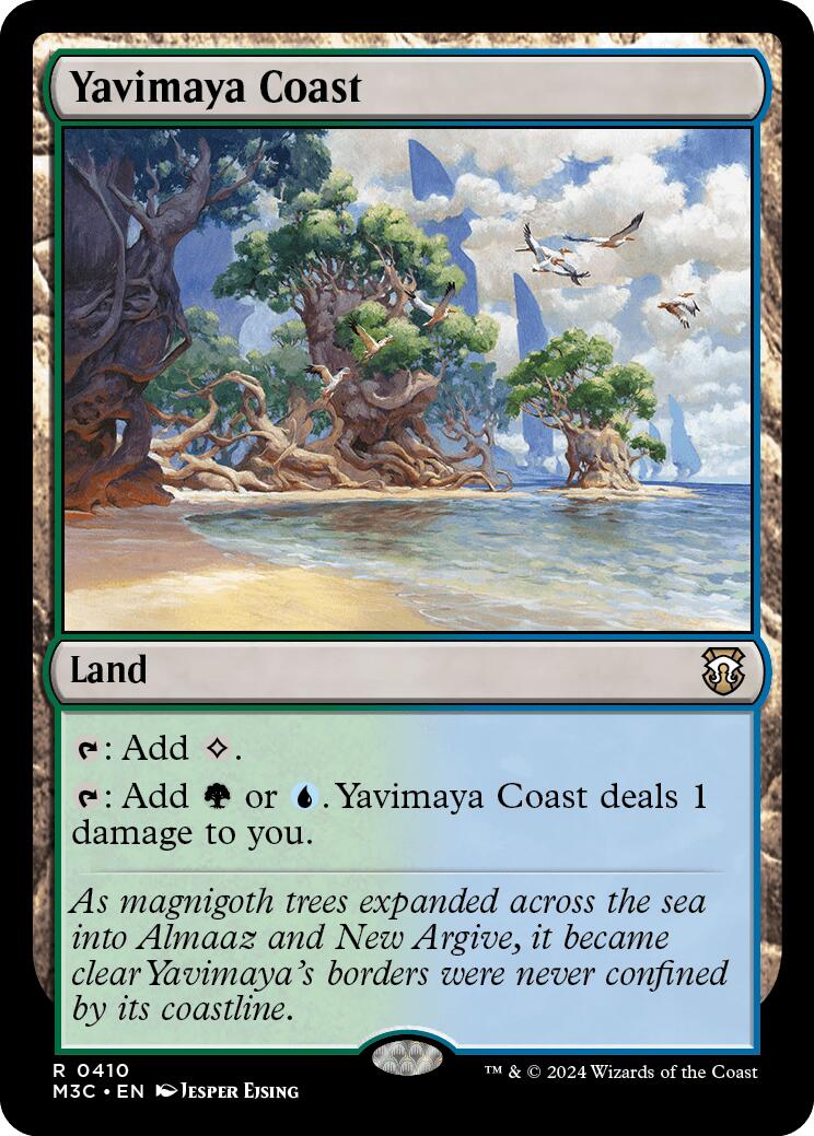 Yavimaya Coast [Modern Horizons 3 Commander] | Shuffle n Cut Hobbies & Games