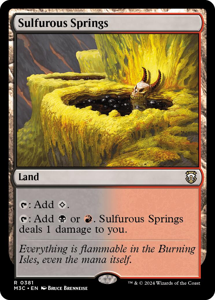 Sulfurous Springs [Modern Horizons 3 Commander] | Shuffle n Cut Hobbies & Games