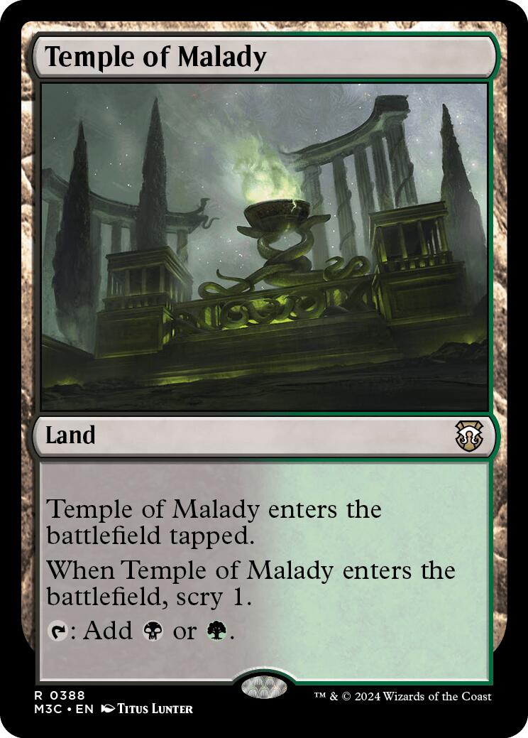 Temple of Malady [Modern Horizons 3 Commander] | Shuffle n Cut Hobbies & Games